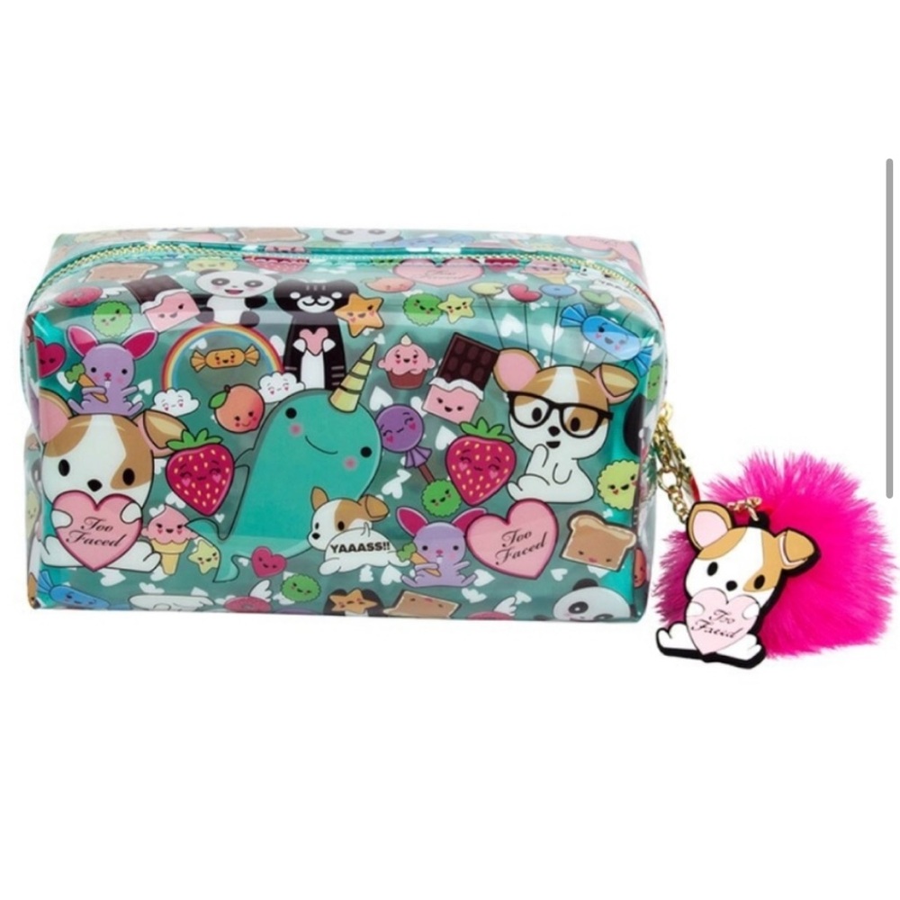 TooFaced “Clover” Cosmetic Bag (Brand New)